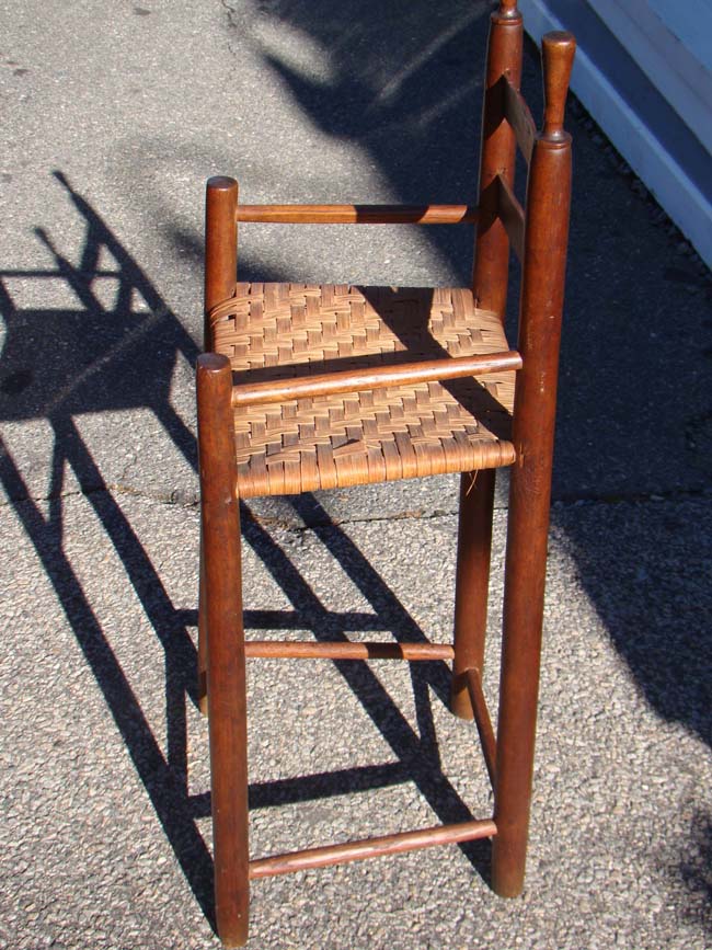 An 18th century New England child's high chair — image 2